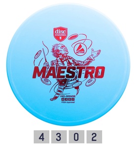 Discgolf Midrange Driver MAESTRO 4/3/0/2 Light Blue